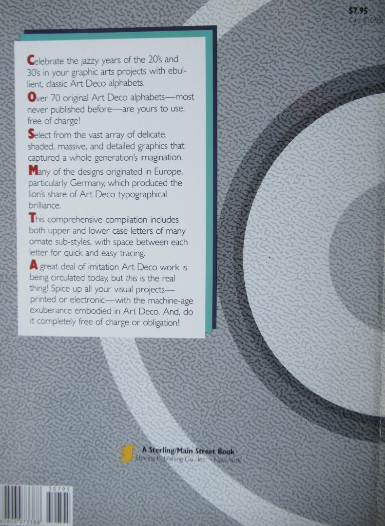  - Book of Art Deco Alphabets. Original Lettering from the 1920 and 30s