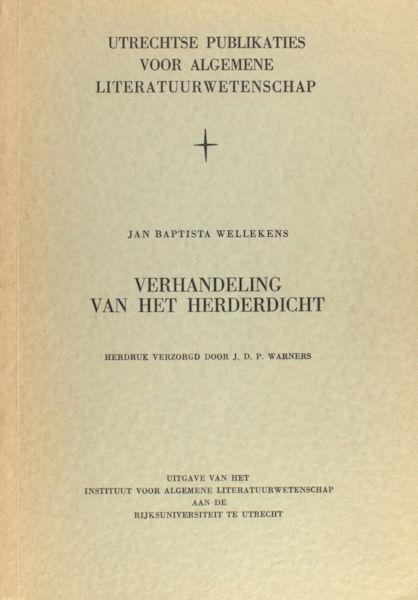 Wellekens, Jan Baptista. - Verhandeling van het herderdicht.