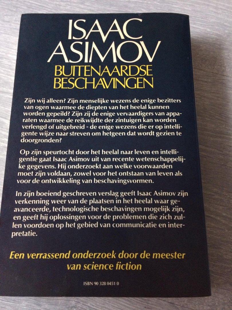 Asimow - Buitenaardse beschavingen / druk 1