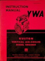 Collective - Instruction Manual YWA Ruston Vertical Air-Cooled Diesel Engines
