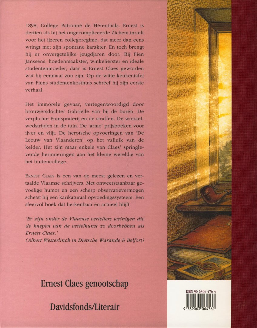 Claes, Ernest - Studentenkosthuis 'Bij Fien Janssens' en Voor de open poort. Bibliofiele editie