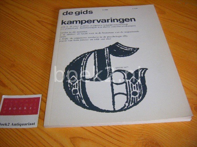 G. van Benthem van den Bergh, en anderen (red.) - Kampervaringen [De Gids, nummer 6, 143e jrg., 1980]
