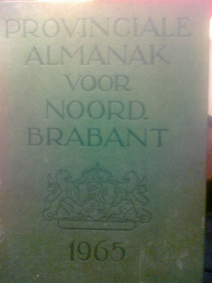 Kruse, P.C.J.M. - Provinciale Almanak voor Noord Brabant. Achtentwintigste jaargang 1965
