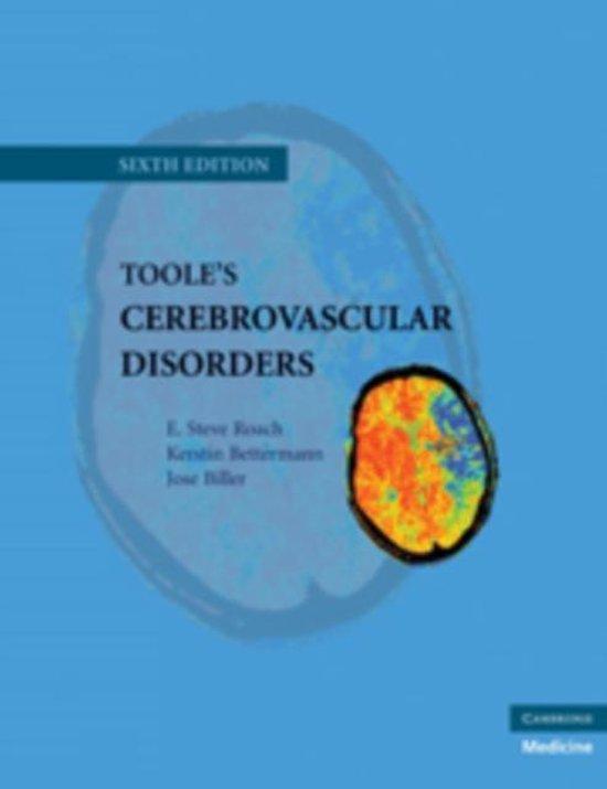 Roach, E. Steve, MD, Bettermann, Kerstin, Biller, Jose, MD - Toole's Cerebrovascular Disorders