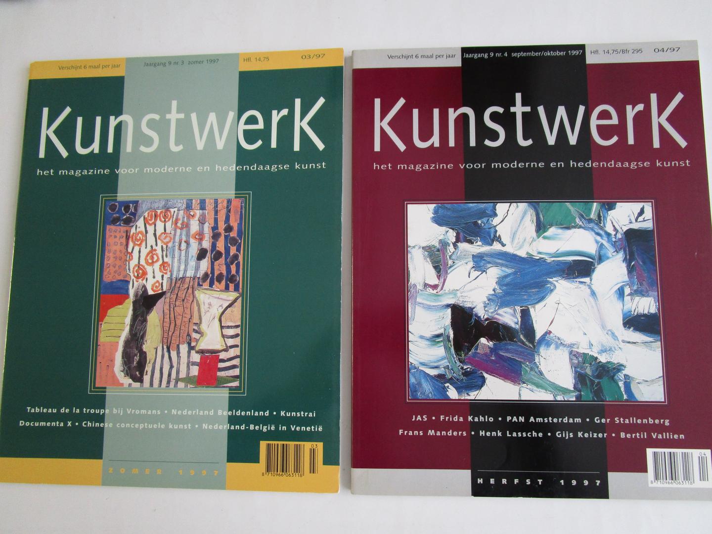 Art Media - 1997 KUNSTWERK  -  het magazine voor moderne en hedendaagse kunst -