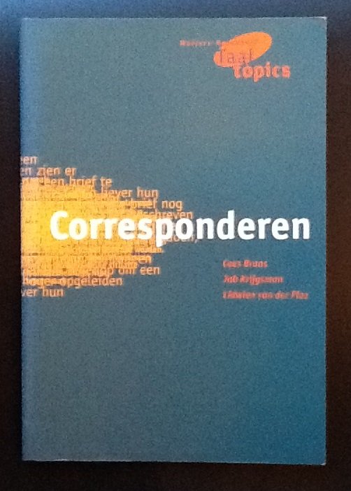 Braas C.  L. van der Pas J. Krijgsman - Corresponderen Taal topics
