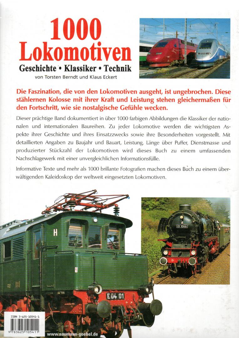 Eckert, Klaus - 1000 Lokomotiven / Geschichte, Klassiker, Technik