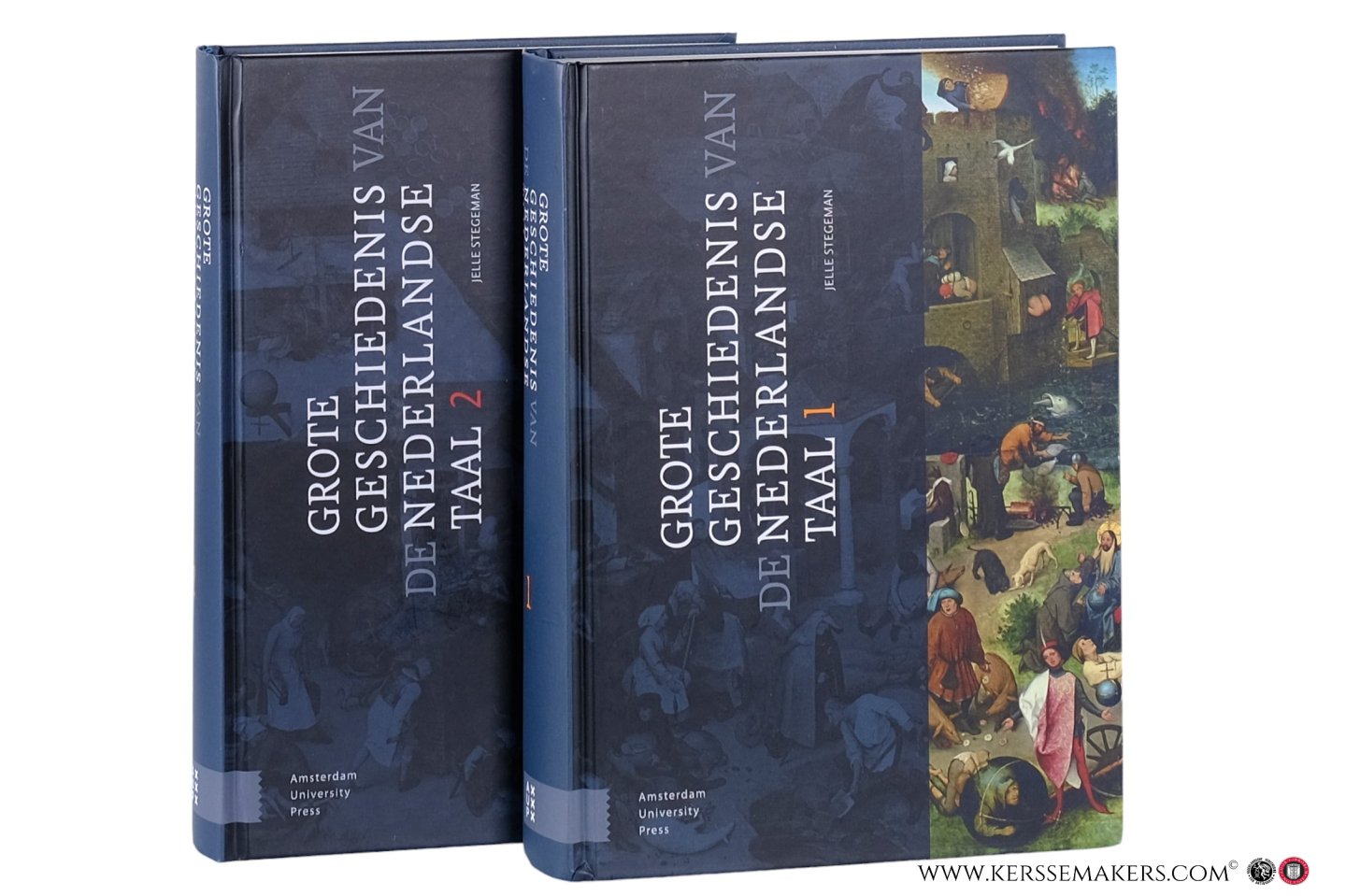 Stegeman, Jelle. - Grote geschiedenis van de Nederlandse taal [ 2 volumes ].
