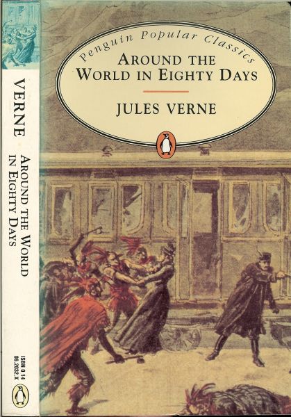 Verne Jules [ 1828 - 1905] geboren 8 februari  in Nantes en overleden te Amiens, is de wereldberoemde schepper van een enorm en zeer veelzijdig en erudiet oeuvre - Around the world in eighty days