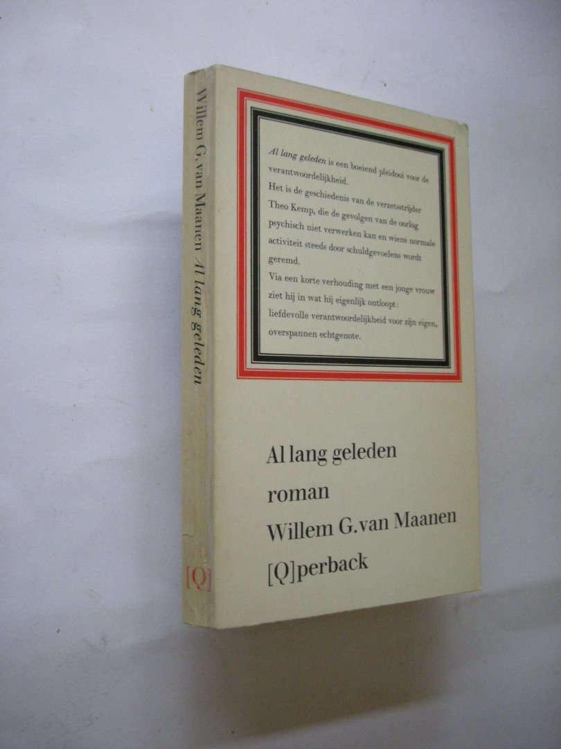 Maanen, Willem G.van - Al lang geleden