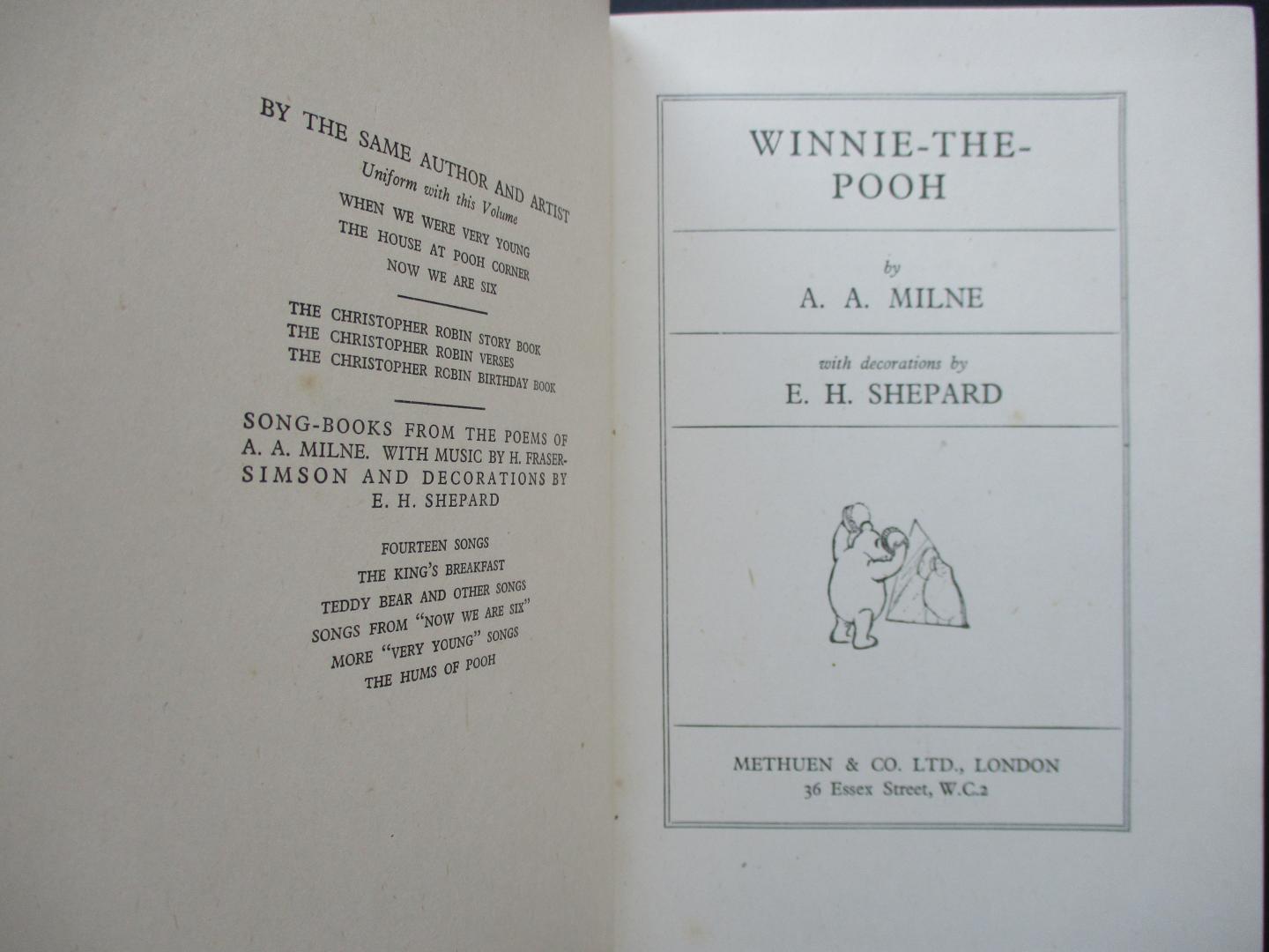 MILNE, A.A. - Winnie-the-Pooh.