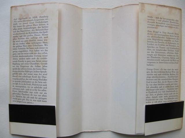 Kurt Tucholsky - Ausgewählte Werke -Rowolht, 2 delen