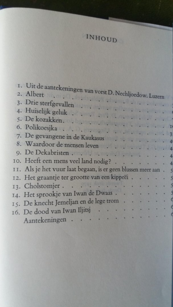 Tolstoj - Verzamelde werken deel 2 ( o.a. de dood van Ivan Iljitsj )