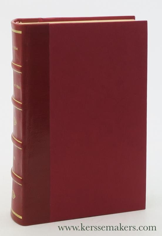 Billot, Ludovico. - De deo uno et trino. Commentarius in primam partem S. Thomae. Editio septima novis typis impressa.