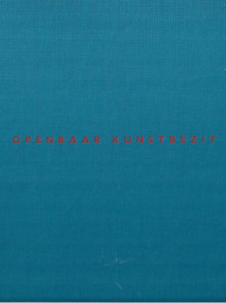 redactie - openbaar kunstbezit, kunstschrift jaargang 1998