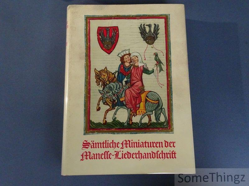 Walther, Ingo F. (Hrsg.) - Sämtliche Miniaturen der Manesse-Liederhandschrift.