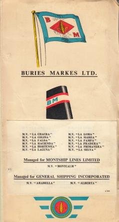 SHIPPING COMPANY - Buries Markes Ltd. Detailed ships guide.