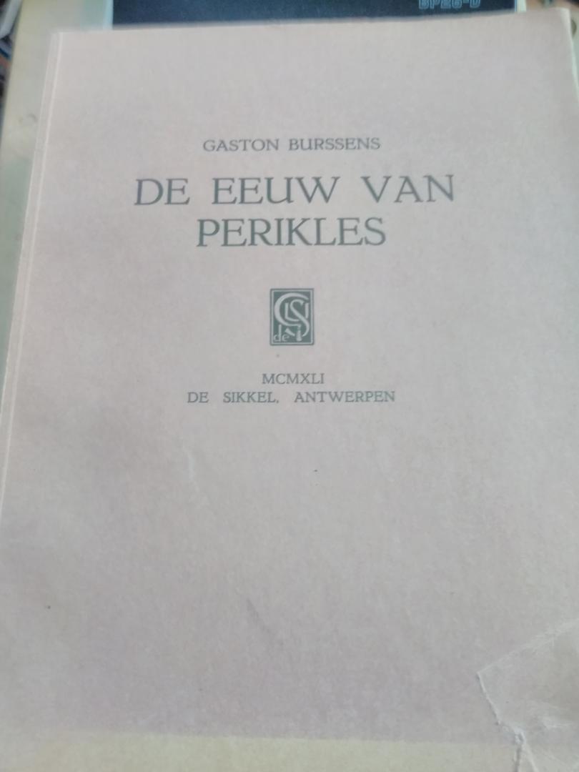 Burssens Gaston - De eeuw van Perikles