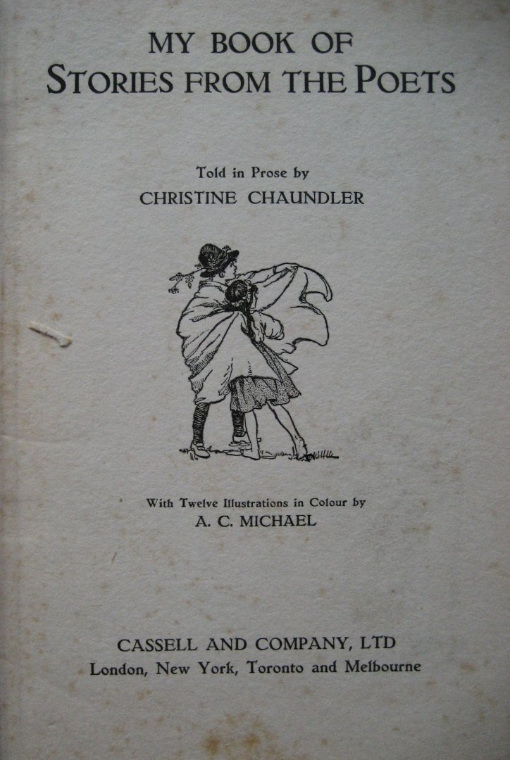 Chaundler, Christine - My Book of Stories from the Poets told in prose