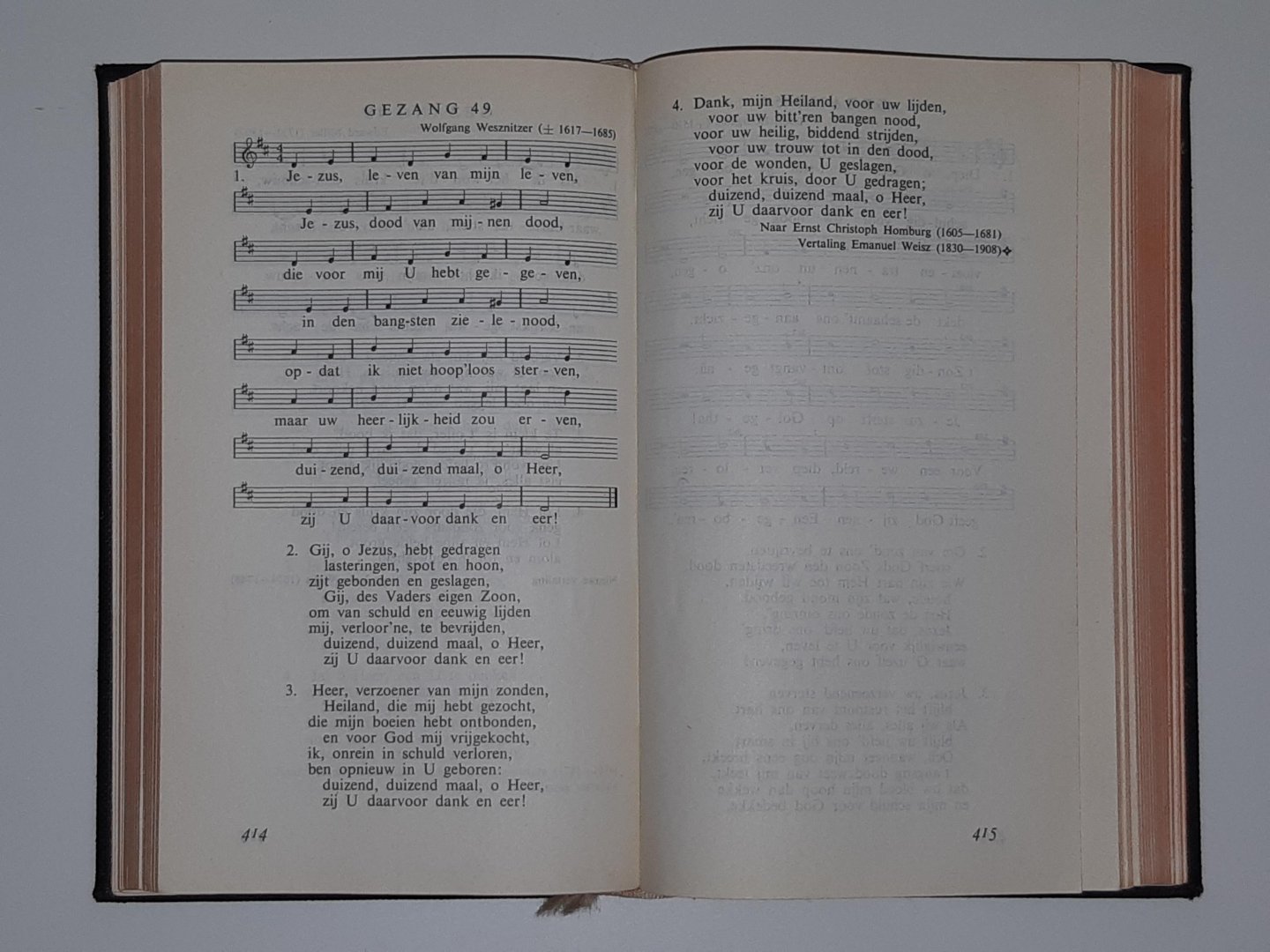 NH BUNDEL 1968 - Psalmen en Gezangen - Psalmen Nieuwe Berijming van de interkerkelijke stichting psalmberijming en Gezangen uit bundel 1938