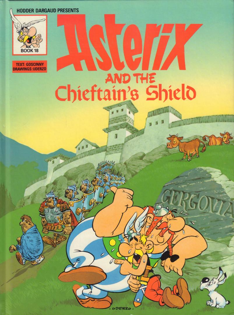 Gosginny / Uderzo - ASTERIX BOOK 18 - ASTERIX AND THE CHIEFTAIN'S SHIELD, hardcover, gave staat