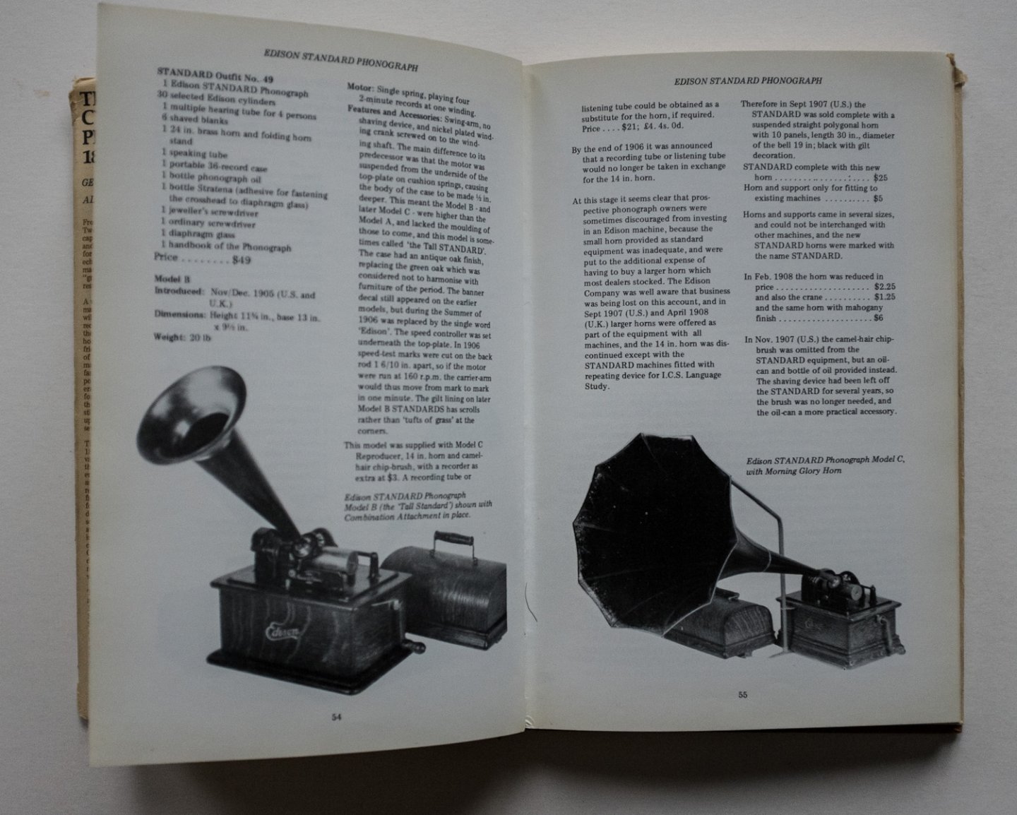 Frow. George L. and Albert F. Sefl - The Edison cylinder phonographs 1877-1929 - a detailed account of the entertainment models until 1929 Frow. George L. and Albert F. Sefl - The Edison cylinder phonographs 1877-1929 - a detailed account of the entertainment models until 1929