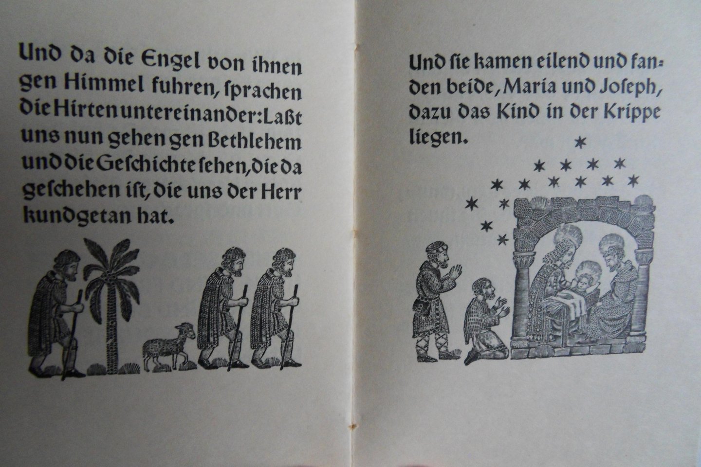 Dorn, Max (Satzanordnung). - Die Weihnachtsgeschichte aus dem Evangelium des Lukas.