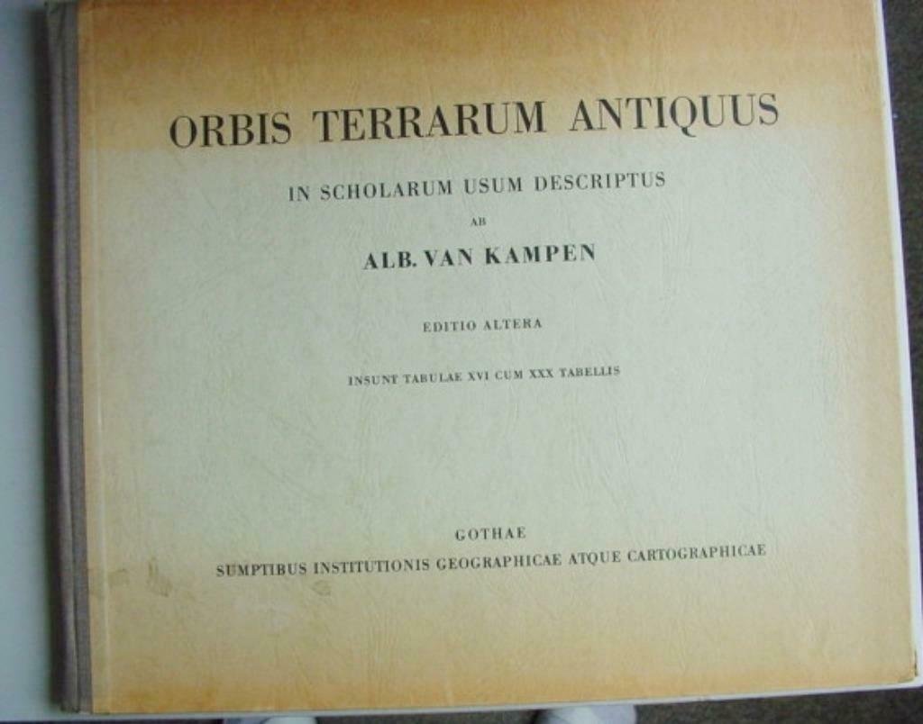 Kampen, Alb.van, - Orbis Terrarum Antiques in scholarum usum descriptus. Editio altera.