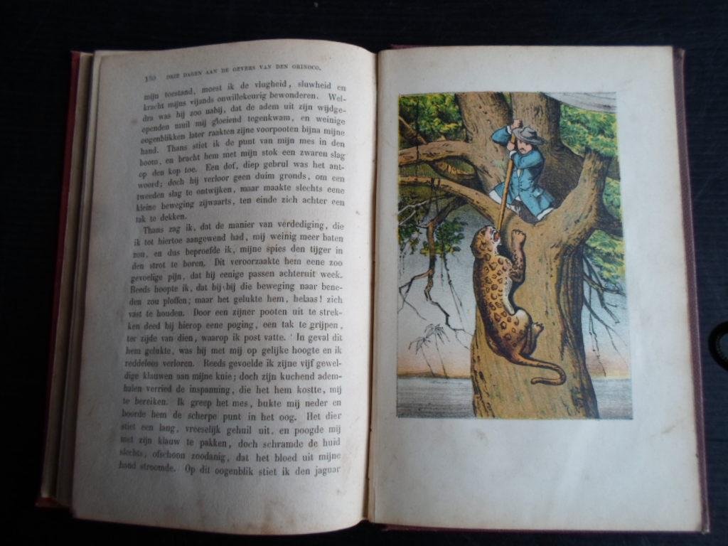 Dielitz, Th. - Oost en West, natuurtafereelen en reisontmoetingen, [zeeroversverhalen, reisverhalen, jachtverhalen, Robinsonades],