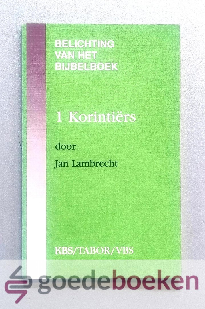 Lambrecht, Jan - Belichting van het Bijbelboek 1 Korinthiers