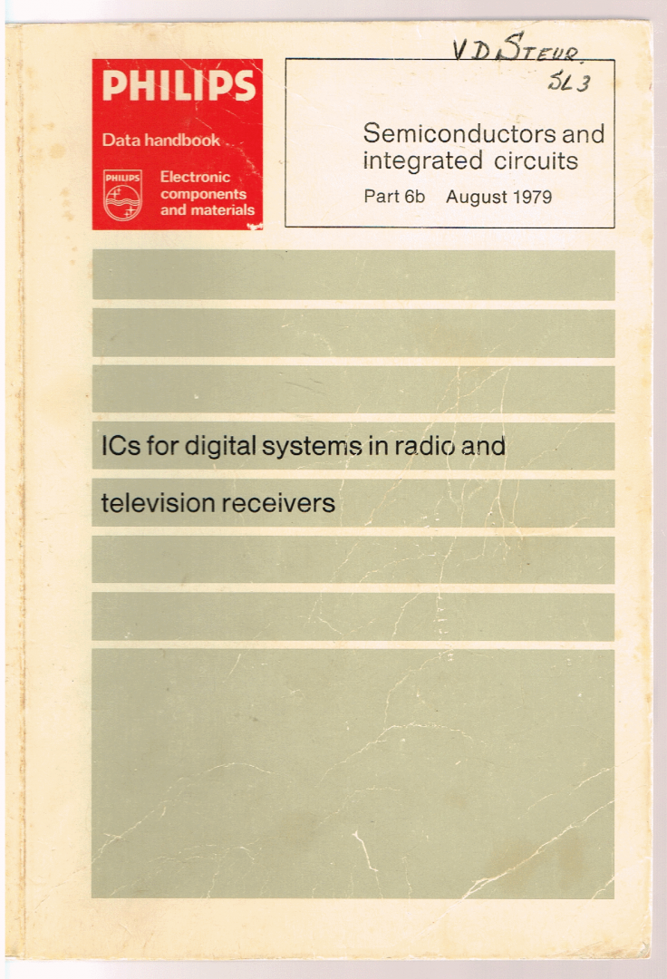 Philips - 6b : Semiconductors and integrated circuits part 6b  August 1979 : IC's for digital systems in radio and television receivers - television receivers
