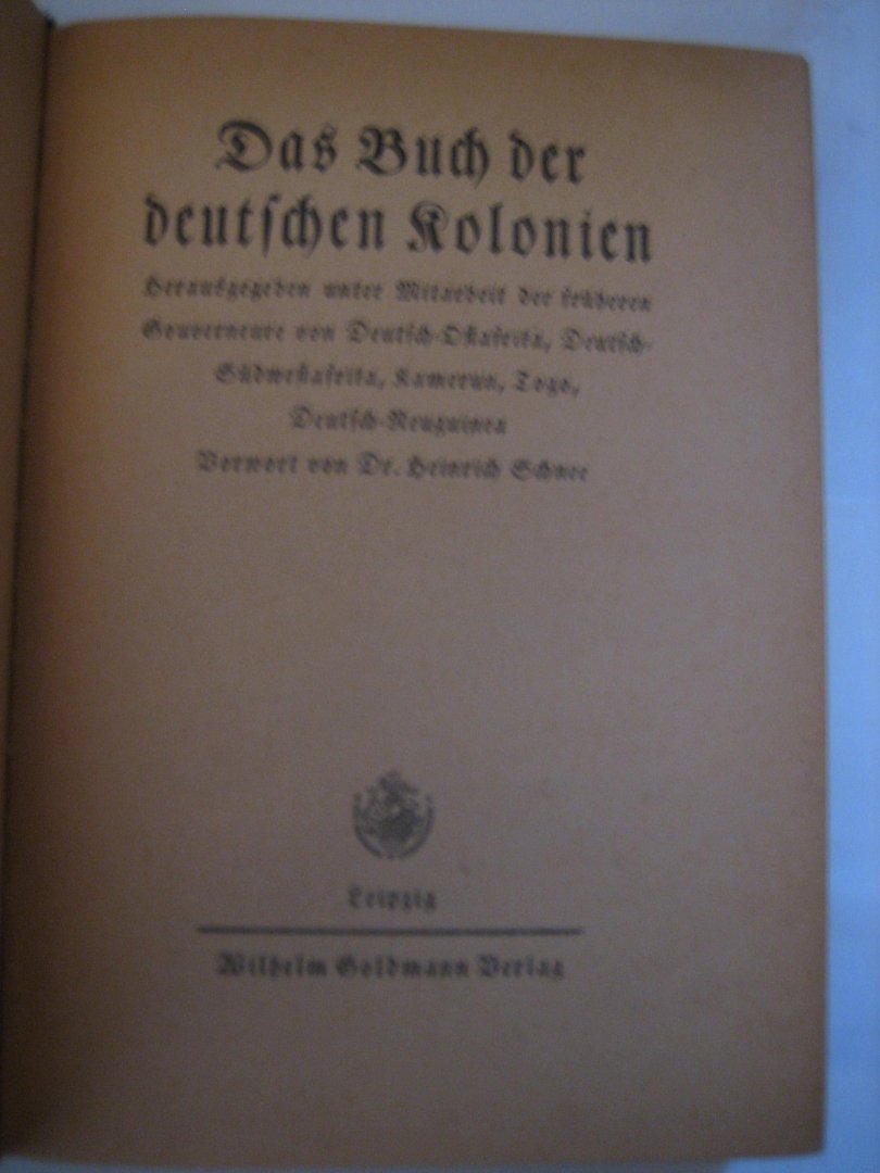  - Das Buch der Deutschen Kolonien