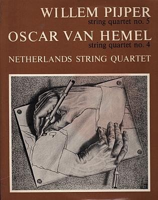 (ESCHER, M.C.). PIJPER, Willem, & HEMEL, Oscar van - String quartet no. 5 / String quartet no. 4.