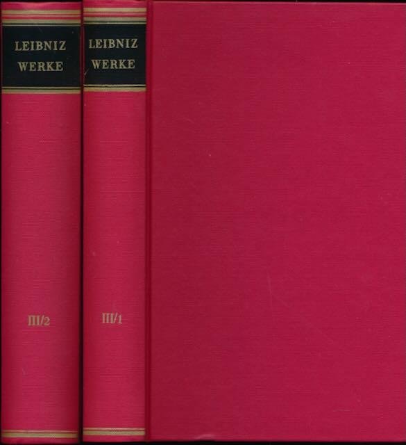 Leibniz, Gottfried Wilhelm. - Neue Abhandlungen über den Menschlichen Verstand: Buch I-IV.