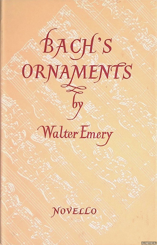 Emery, Walter - Bach's Ornaments