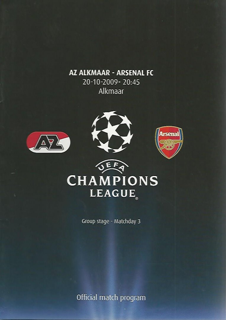 Redaction - AZ Champions League 2009 official match program