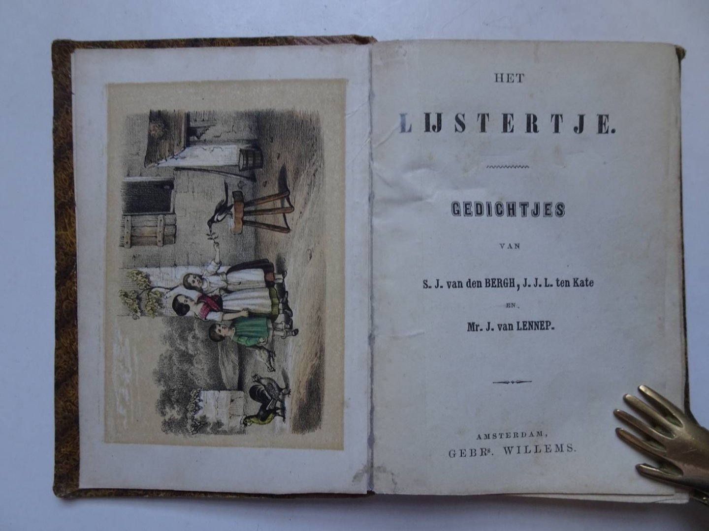 Bergh, S.J. van den, J.J.L. ten Kate en J. van Lennep. - Het Lijstertje. Gedichtjes.