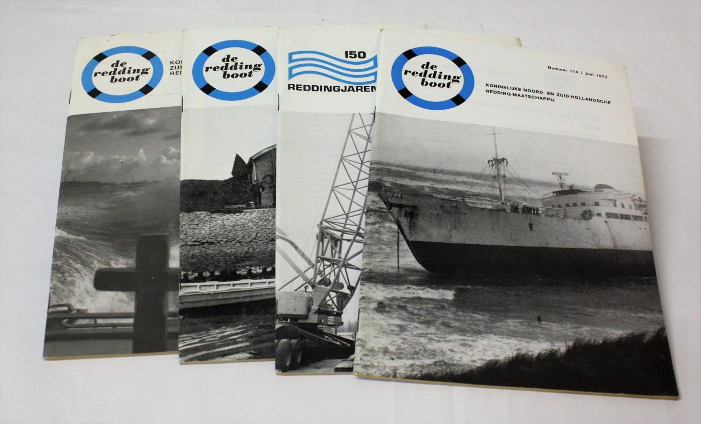 diverse - De Reddingboot, serie 17 x tijdschrift KNZHRM (4 foto's)