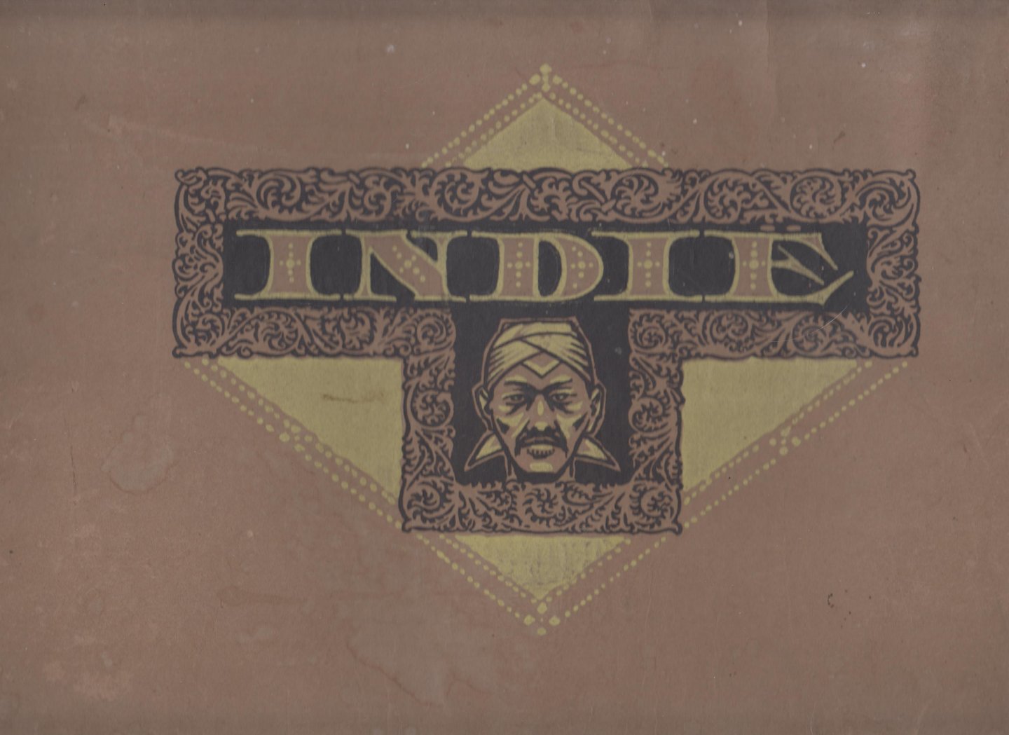 Lamster (m.m.v. prof. J.C. van Eerde), J.C. - Indie - gevende eene beschrijving van de inheemse bevolking van Nederlandsch - Indie en van hare beschaving. Onderschriften 144 ingeplakte plaatjes zowel Nedelands als Maleis, compleet.