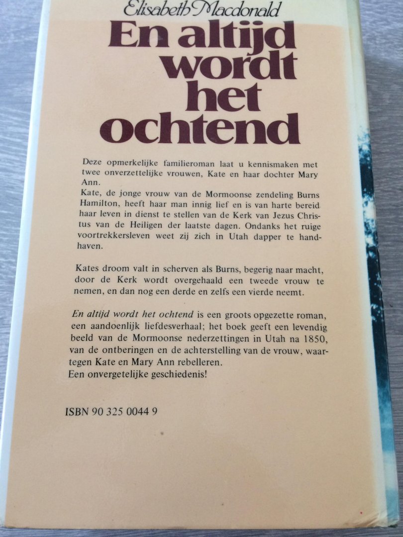 Macdonald - En altyd wordt het ochtend / druk 1