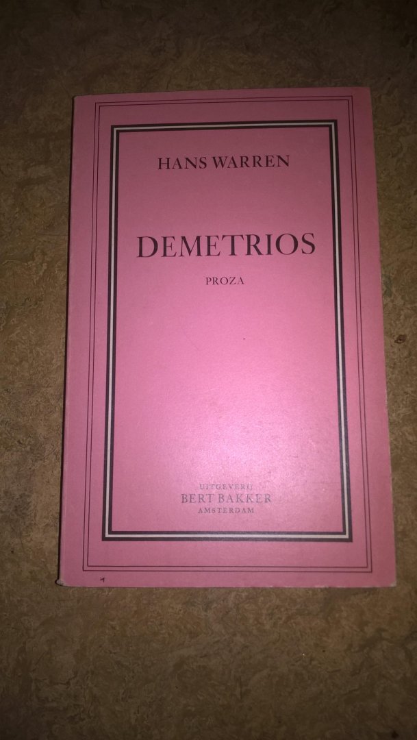 Warren, Hans - Demetrios