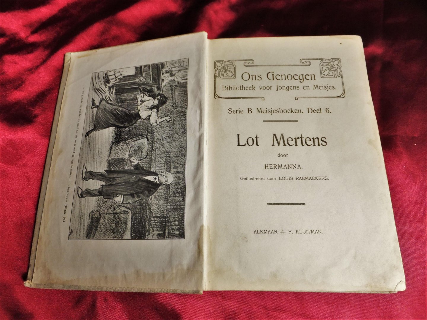 Hermanna ( = Alberdina Hermanna Schlüter, 1877-1946) - Lot Mertens deel 6 serie Ons genoegen [1e druk]