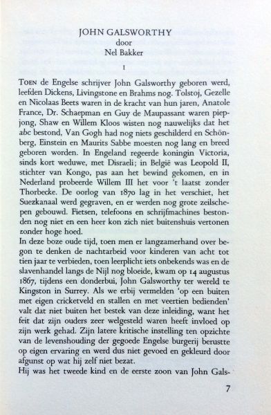 Galsworthy, John - Mister Forsythes verlossing /Twaalf novellen en verhalen (Ex.1)