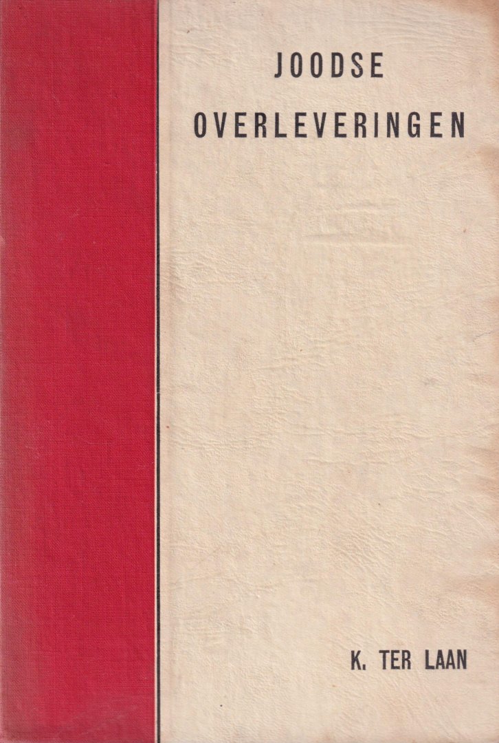 Laan, K. ter - Joodse overleveringen