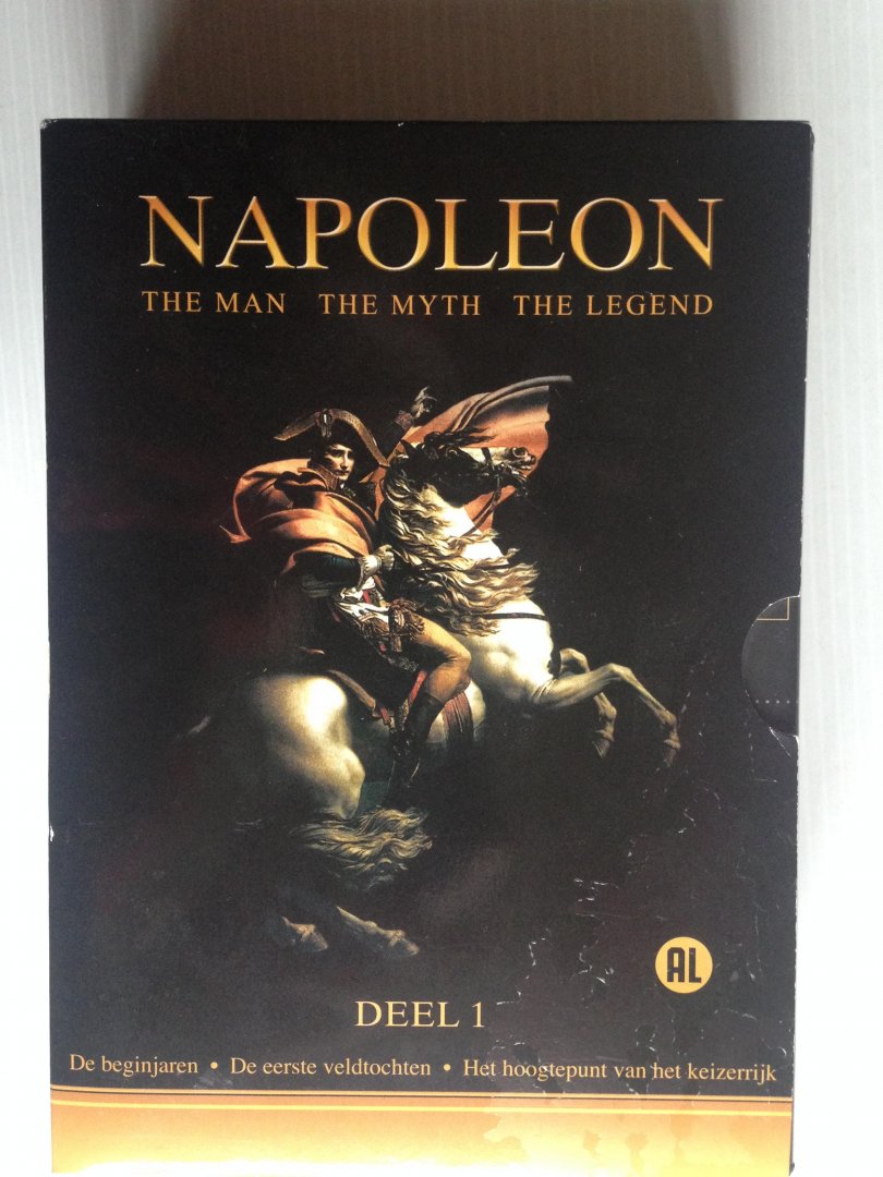  - Napoleon, cassette met 3dvd's, De beginjaren, De Eerste Veldtochten, Het Hoogtepunt van het Keizerrijk
