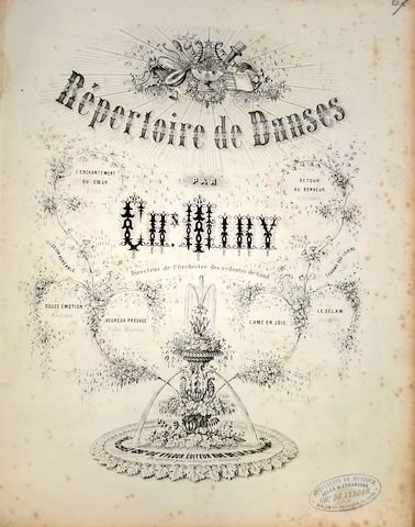 Miry, Charles: - Charme des loisirs (Réperoire de danses par Ch. Miry, DIrecteur de l`Orchestre des rédoutes de Gand)