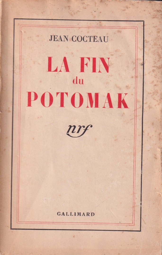 Cocteau, Jean - La fin du Potomak