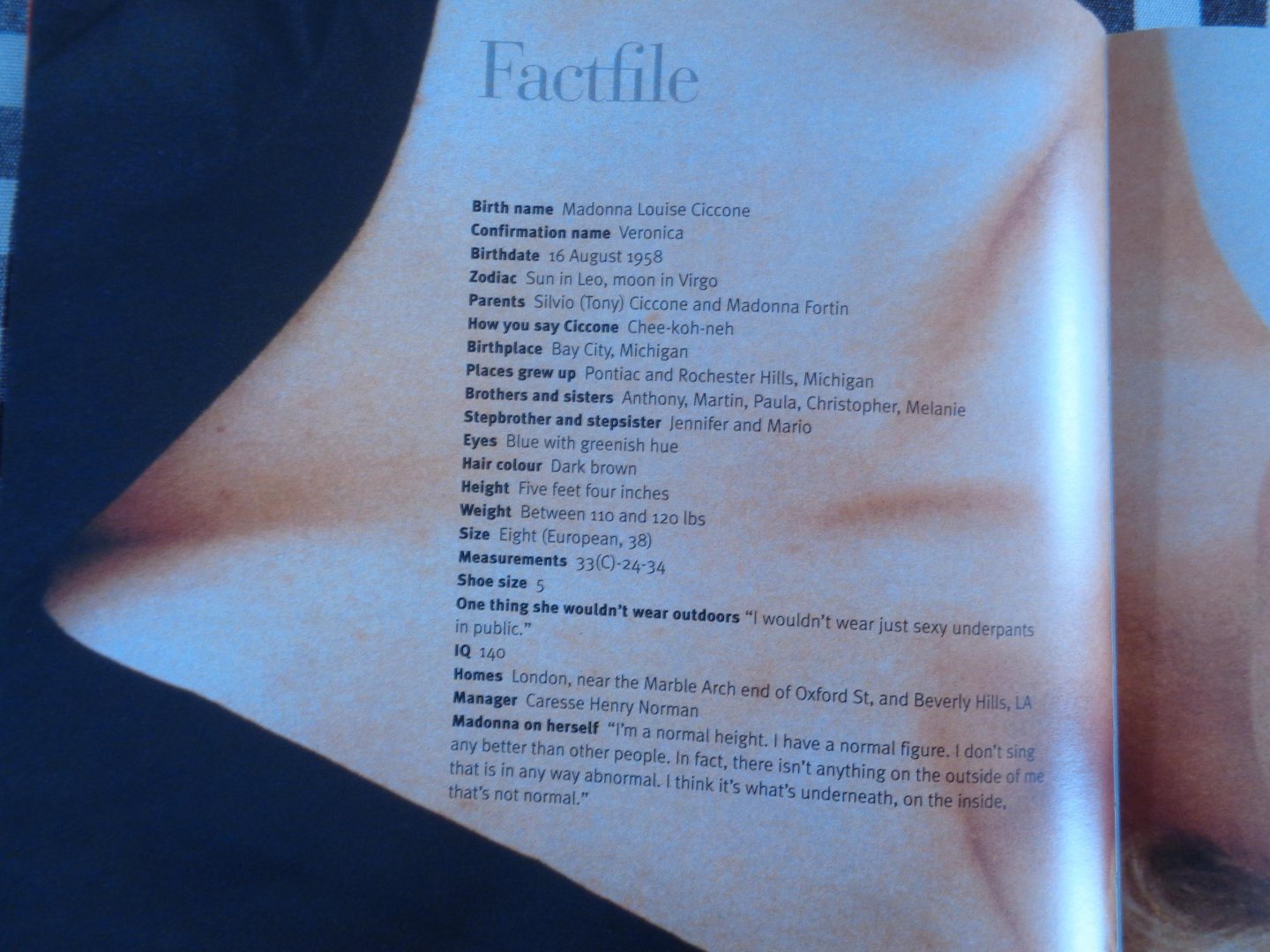 Clerk, Carol - Madonnastyle