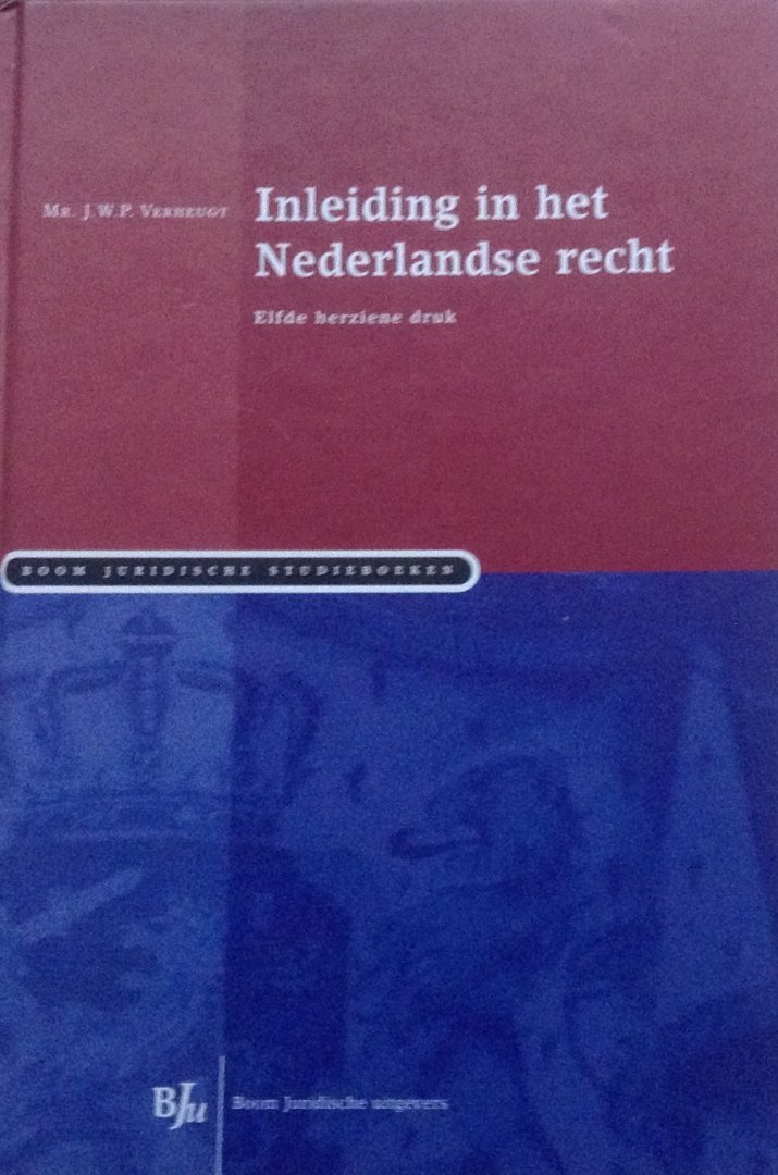 Verheugt, J.W.P. - Inleiding in het Nederlandse recht