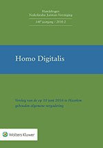  - Homo Digitalis / Preadviezen NJV 2016 (+ verslag)